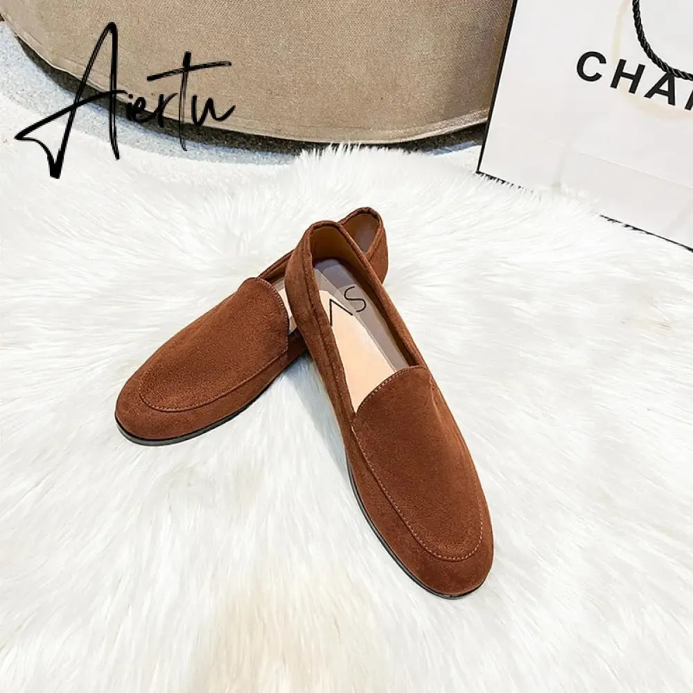 Aiertu  Half Slippers Women Summer Wear Muller Shoes New Flat Sandals Loafers Shoes