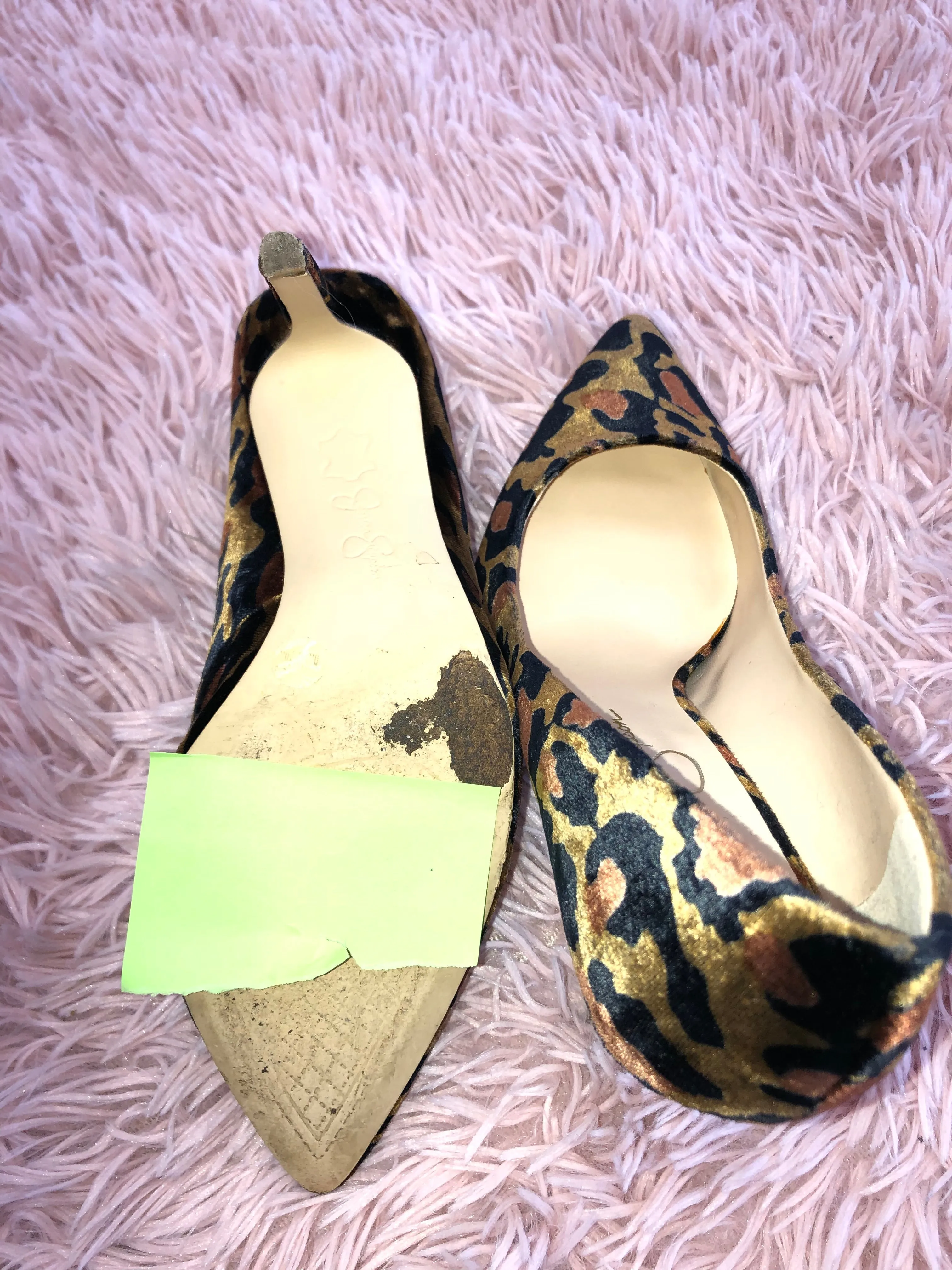 Animal Print Shoes Heels Stiletto Jessica Simpson, Size 6.5