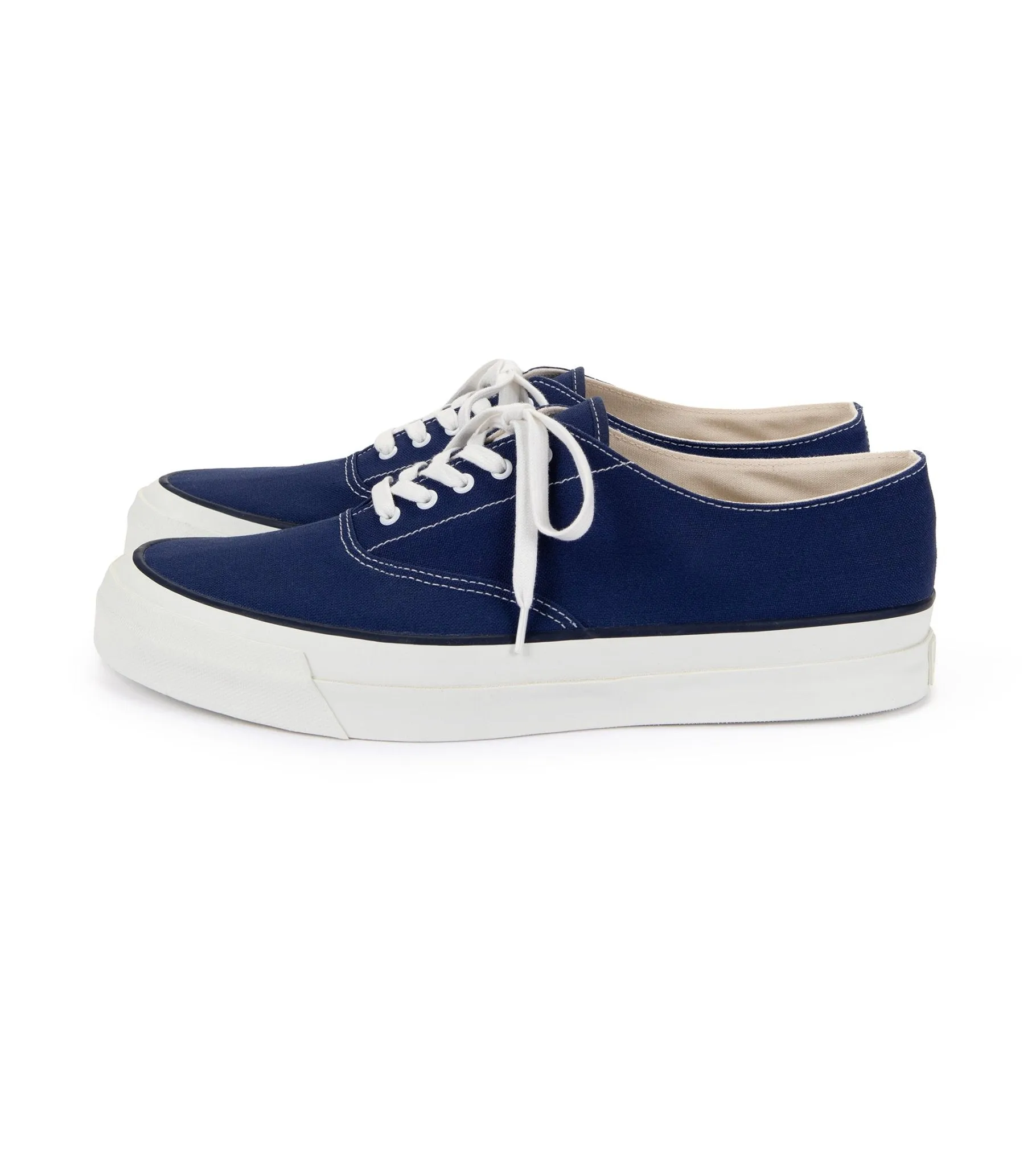 Asahi M014 Canvas Deck Shoes: Navy