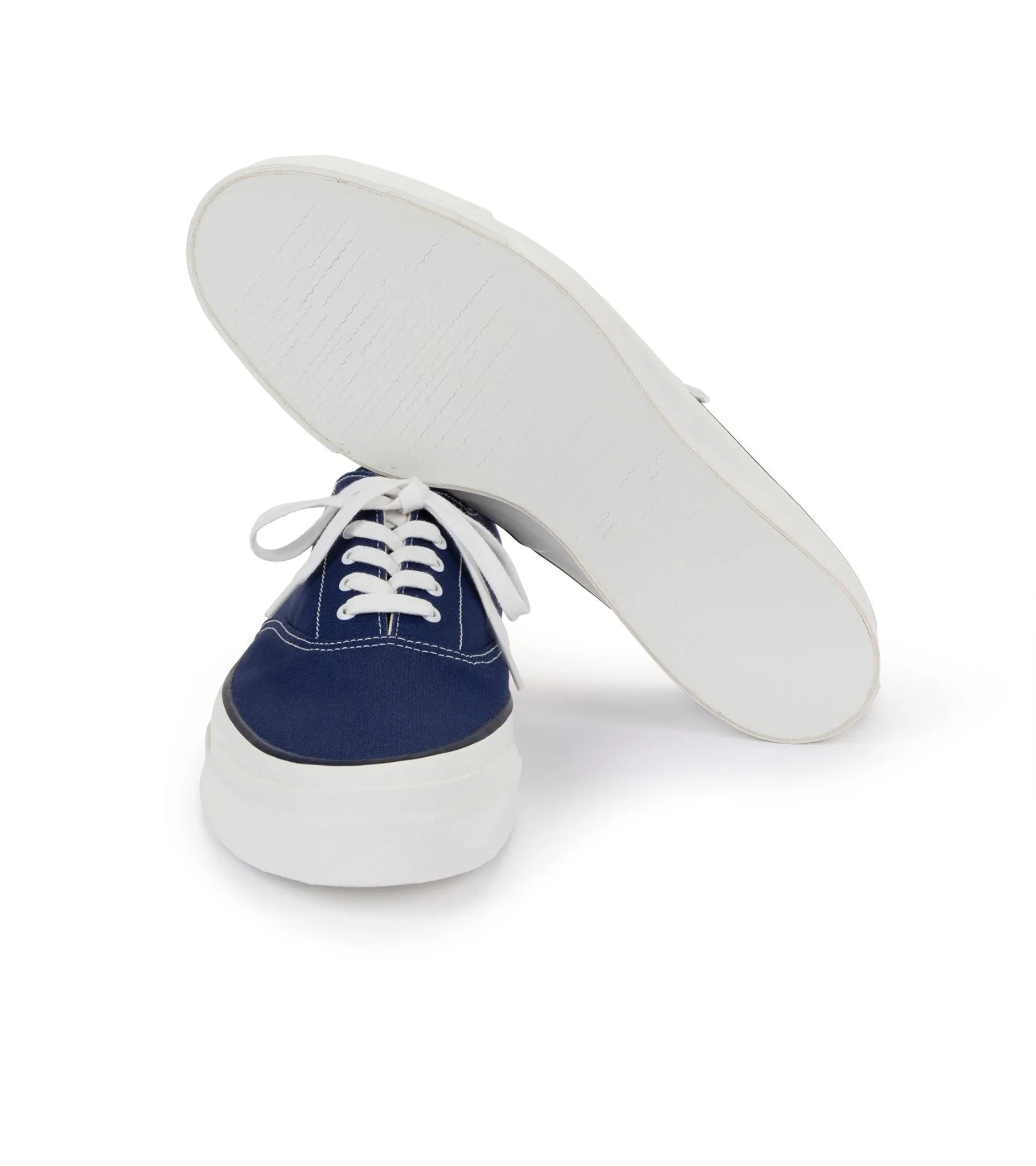 Asahi M014 Canvas Deck Shoes: Navy