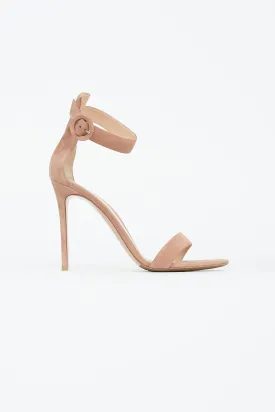 Beige Suede Portofino 105 Heel