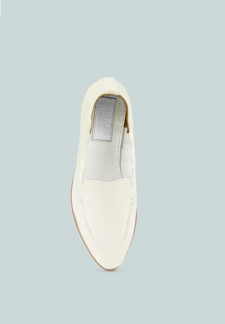 Bougie Organic Canvas Loafers