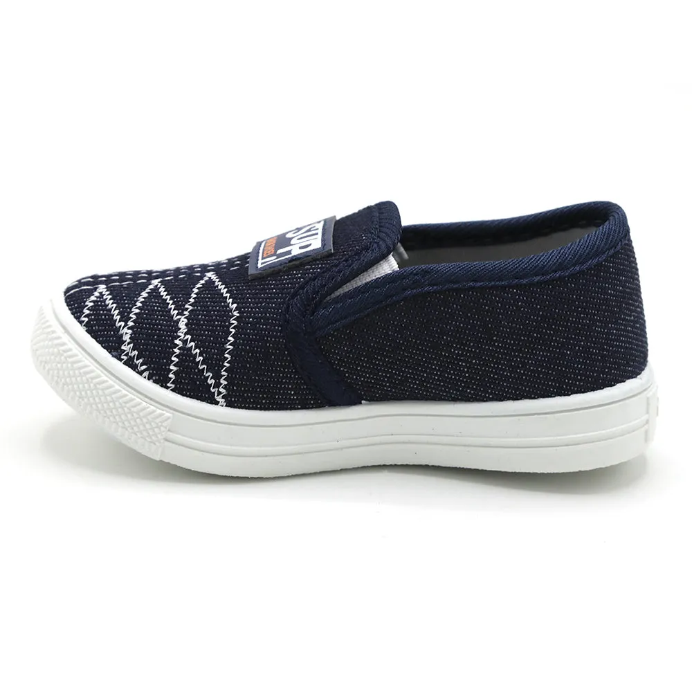 Boys Canvas Shoes - Navy Blue