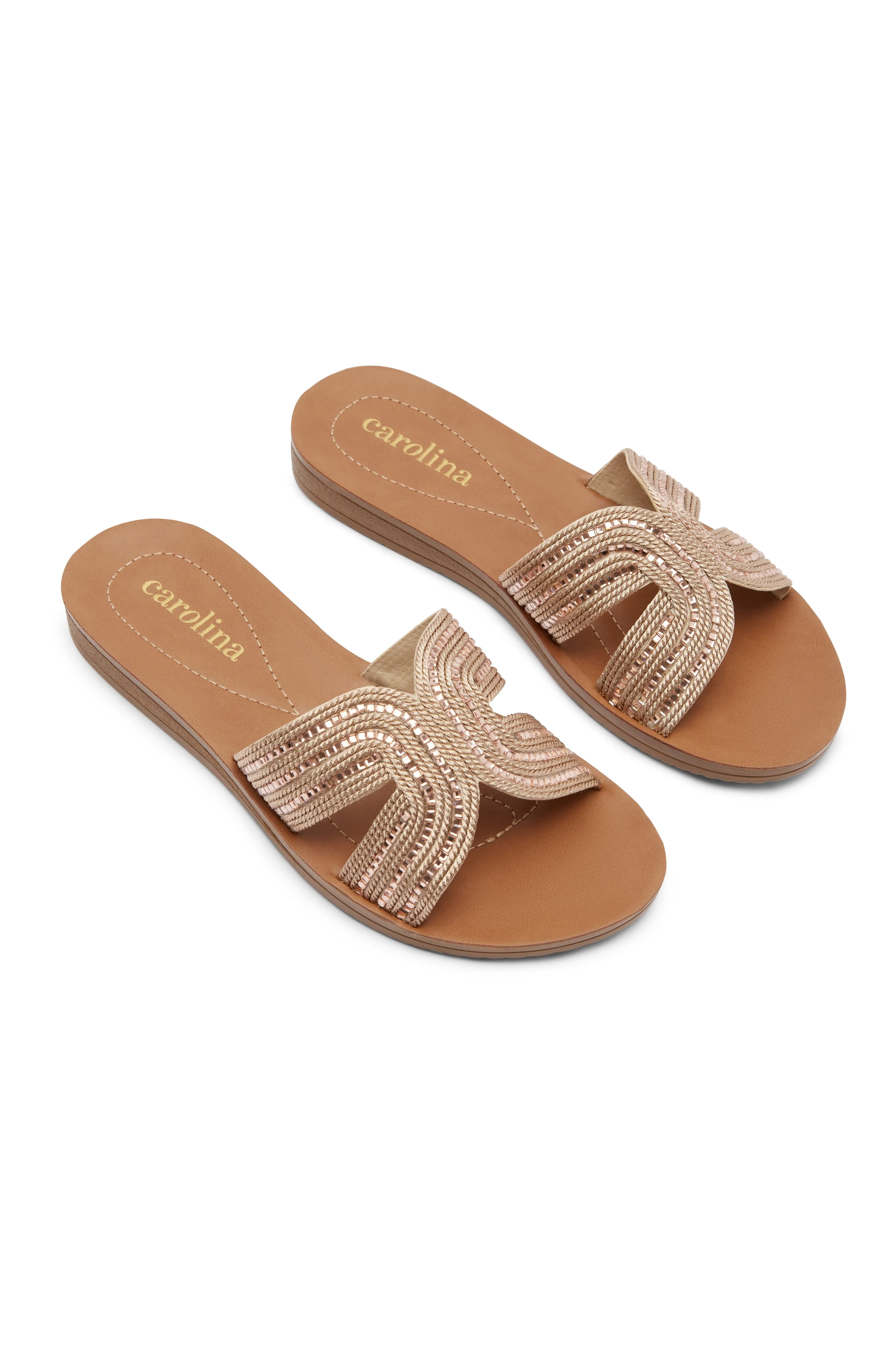 Brianna Slides Rose Gold