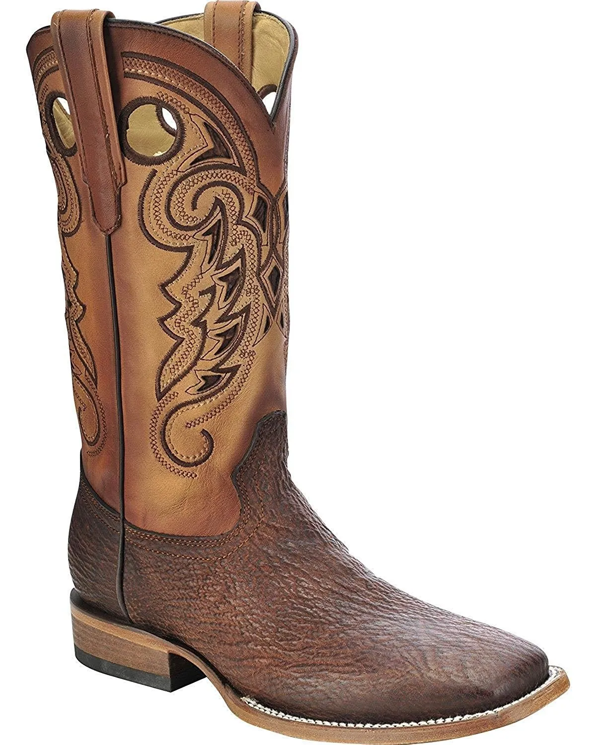 Corral Men's Shark Vamp Cowboy Boot Square Toe Tan C3013