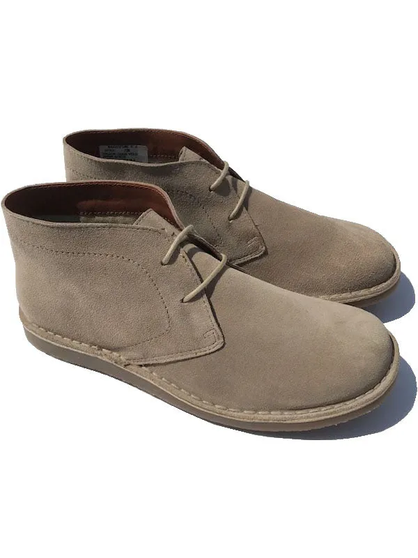 Delicious Junction Crowley Beige Suede Desert Boots