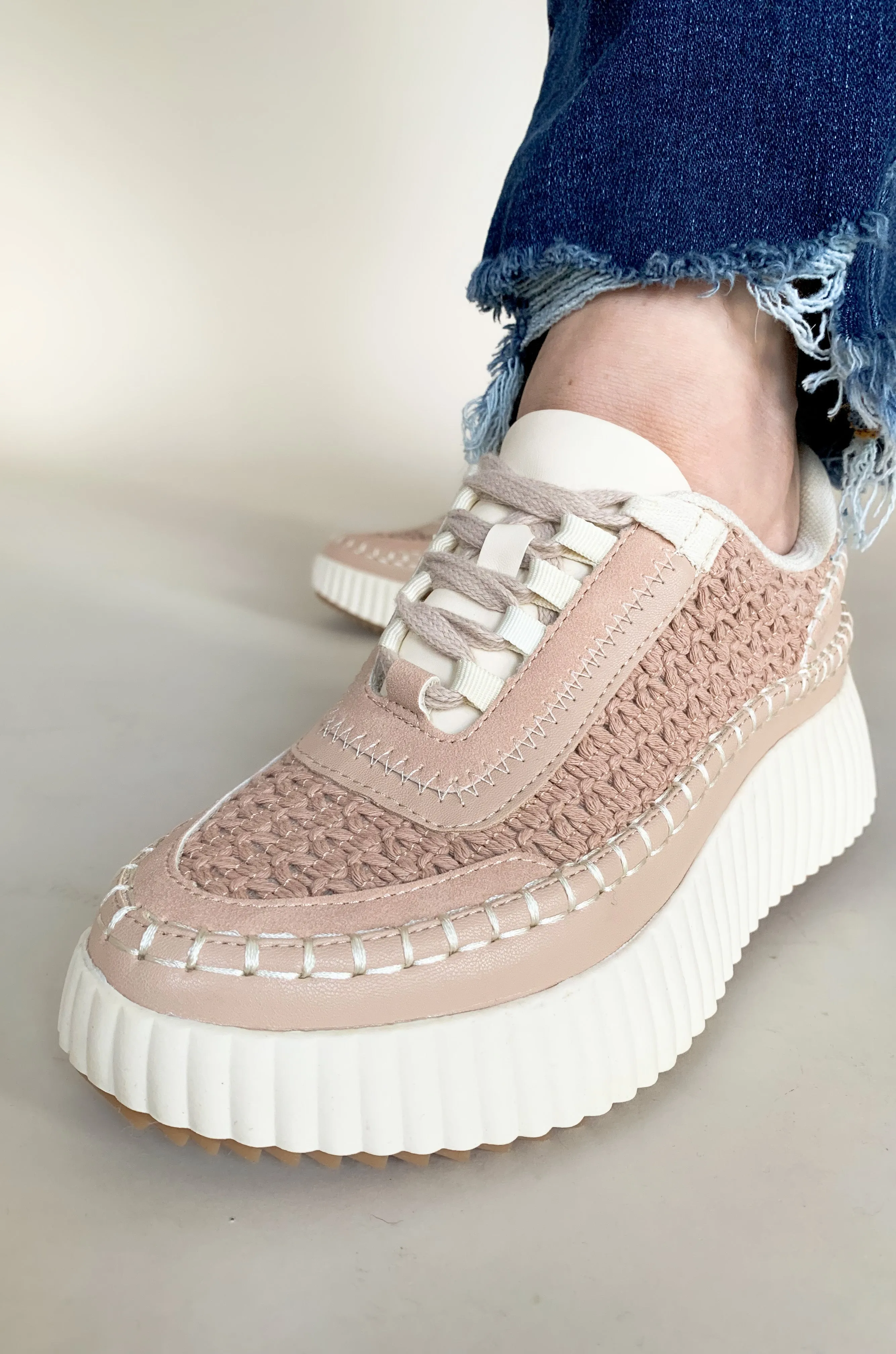 Dolea Knit Lace Up Sneaker