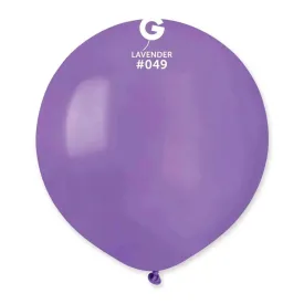 Gemar - 19" Lavender Latex Balloons #049 (25pcs)