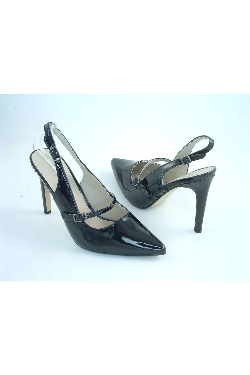 Glitz Shoes Divine Black Patent Shoes