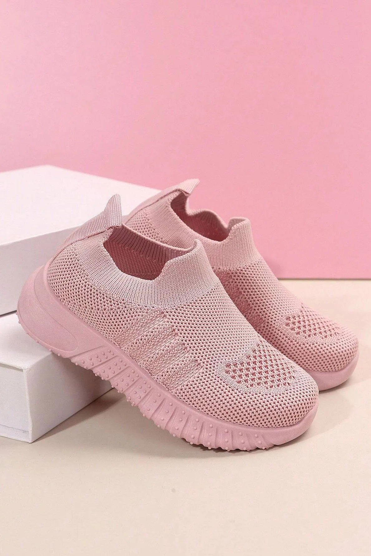 Kid's Lightweight Slip-On Knit Sneakers