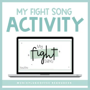 My Fight Song for Google Slides™ | Distance Learning