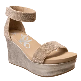 OTBT - STATUS in ROSE GOLD Wedge Sandals