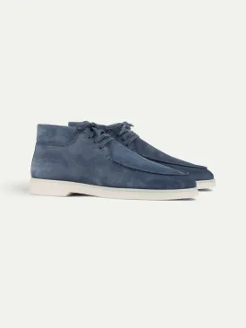 Racing Blue Suede Desert Boot