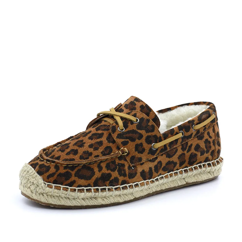 Safari Wool Boat Shoes - Leo