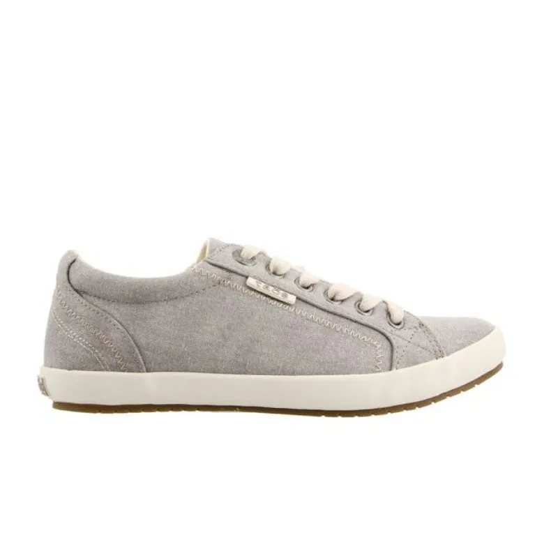 Taos Star Sneaker in Grey Wash Canvas - Women's