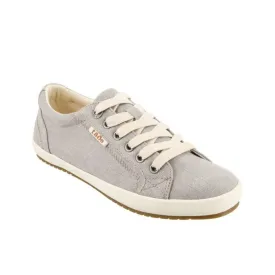 Taos Star Sneaker in Grey Wash Canvas - Women's