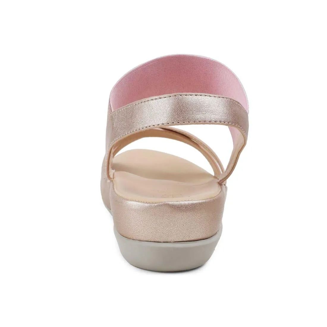 The South Champagne Women's Casual Wedge Sandals Tresmode