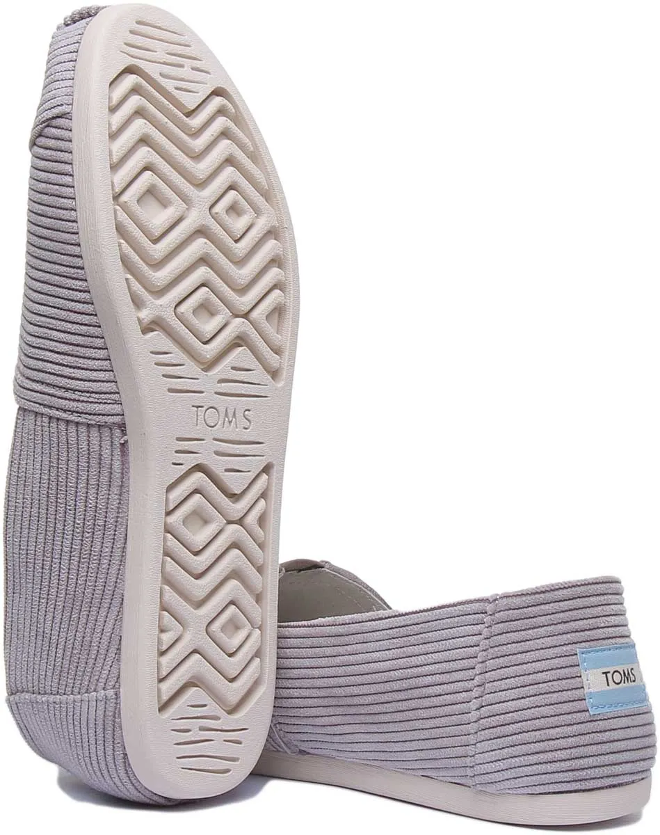 Toms Corduroy In Grey