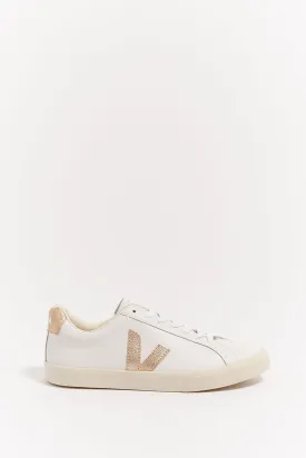 VEJA ESPLAR LEATHER WHITE PLATINE