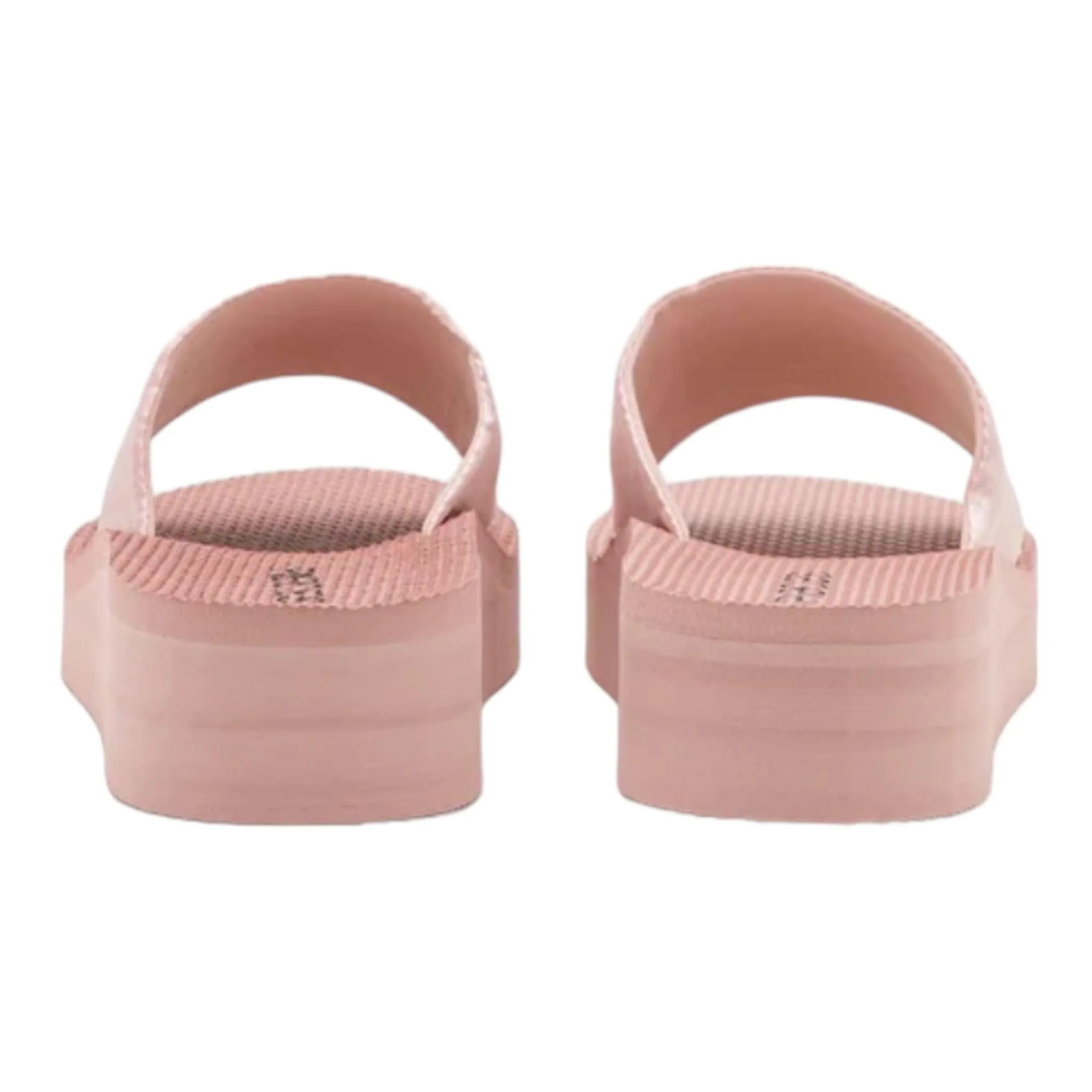 Women's Pink Comfortable Wedge Slide Sandals